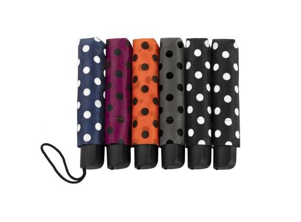 Paraply mønstret  ass. prikker 